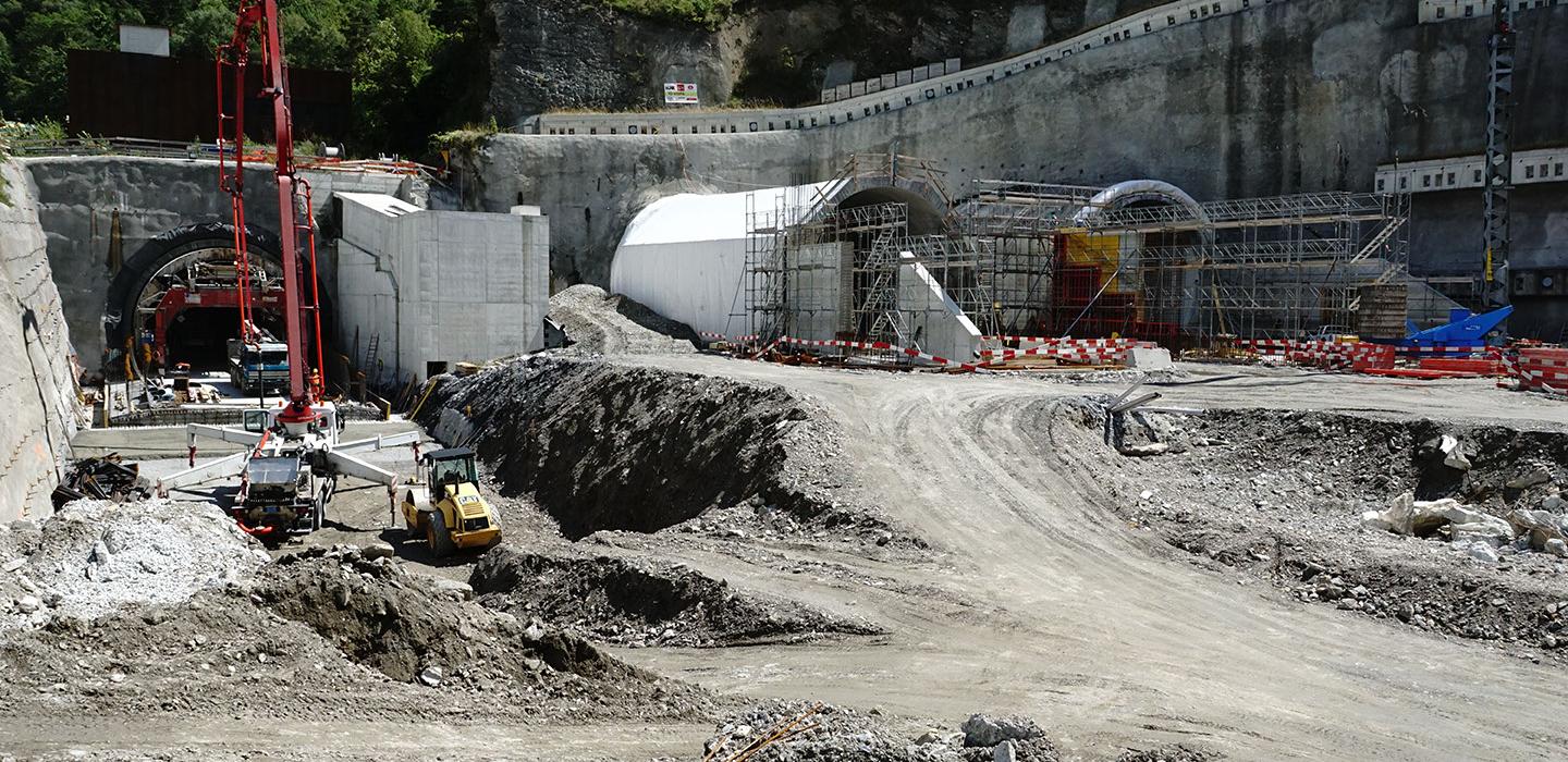 A9 Umfahrung Visp Süd Tunnel Eyholz CSC costruzioni AG